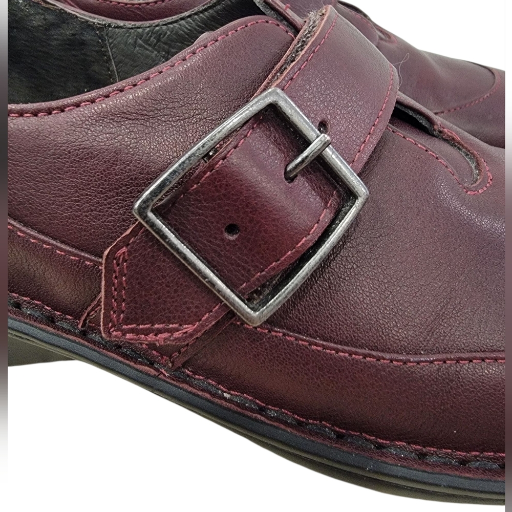 Naot Tane Leather Shoes Slip On Buckle Detail Comfort Loafer Women’s 7.5-8 - Picture 9 of 16